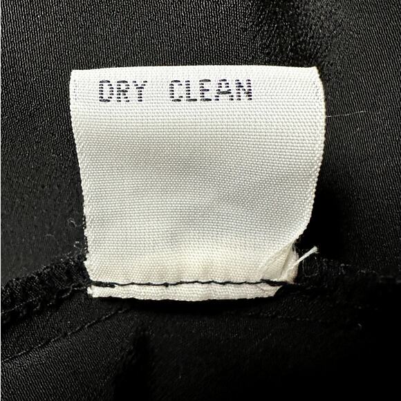 Talbots !00% Silk Black Beaded Sequins Festive Evening Party Formal Size 16W Top - Picture 11 of 11